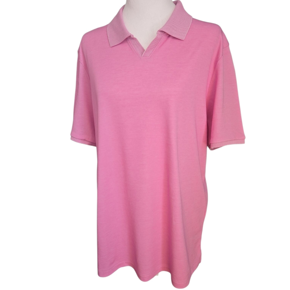 Men's Vince Camuto Pink Polo Shirt